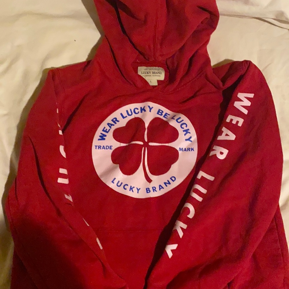 Lucky brand hoodie large
